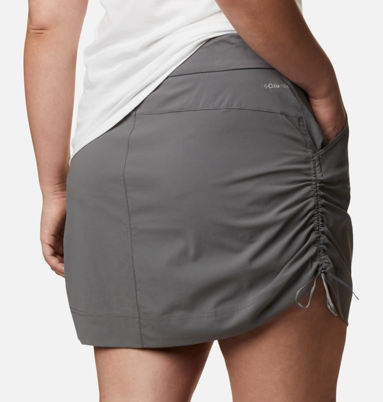 Women's Columbia Anytime Casual Skorts Grey | Plus Size CA-J6483